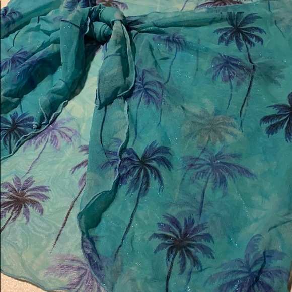 Palm tree bikini bottom wrap cover - Picture 2 of 5